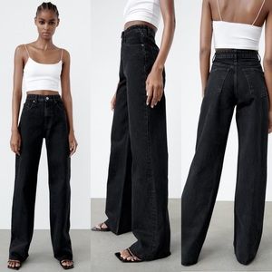 ZARA Wide Leg Full Length Jeans ❗️Temporary listing, will be deleted soon
